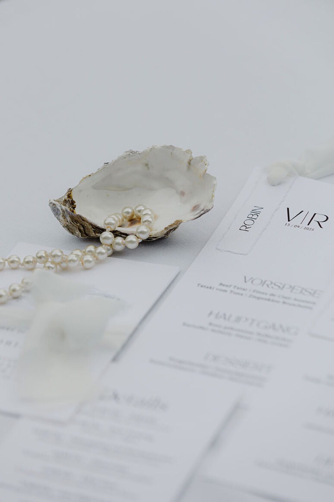 Hochzeitspapeterie bei einer eleganten Hochzeit – Marina Photography